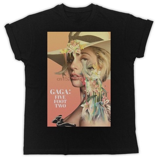 Cool  Gaga Five Foot Two Poster Slogan Ideal Gift Unisex Black T-Shirt Custom Screen Printed Tee Shirtสามารถปรับแต่งได้