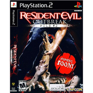 แผ่นเกมส์ Resident Evil Outbreak file 2 PS2 Playstation 2 คุณภาพสูง ราคาถูก