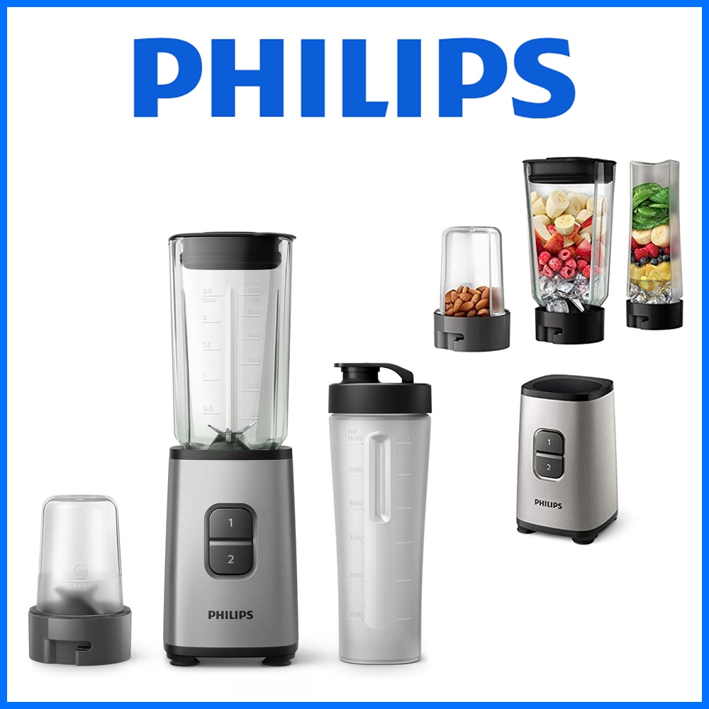 Philips HR2605/80 350W 0.9L Stainless Mixer Blender Juicer Hand Thumbler