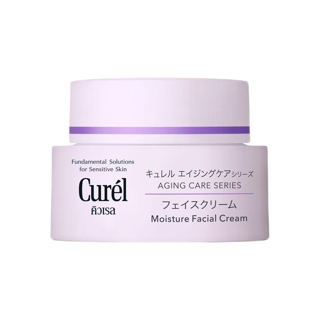 Curel Aging Care Series Moisture Cream 40g คิวเรล เอจจิ้ง แคร์ ซีรีส์ มอยส์เจอร์ ครีม 40 กรัม