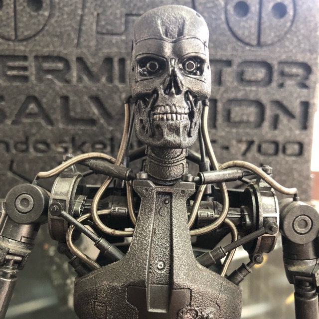 Hot Toys 1 6 Terminator Salvation Endoskeleton T 700 Mms94 Figure Shopee Thailand