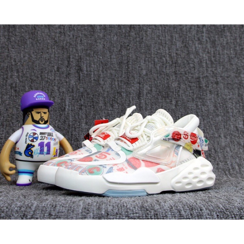 Anta-coca cola Co-design รองเท้ากีฬาผู้ชาย Coca-Cola ฤดูใบไม้ร่วงปี 2020 ใหม่รองเท้าลำลองผู้ชาย