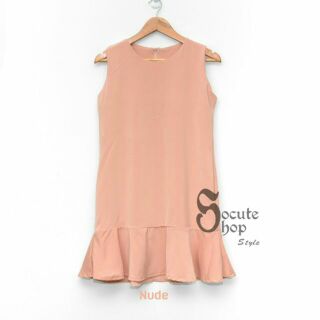 Lullaby Sleeveless Dress (Nude)