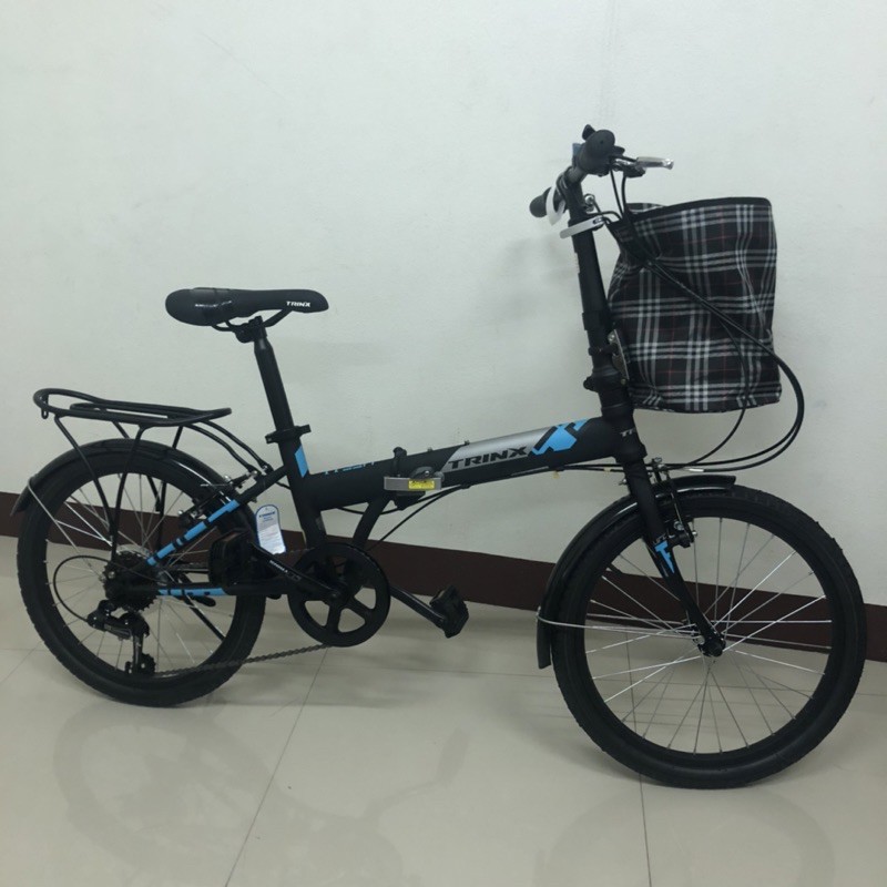 TRINX LIFE 1.07 จักรยานพับได้ FOLDING BIKE 20" มีเกียร์ 7 สปีด แถมกระเป๋าหน้า