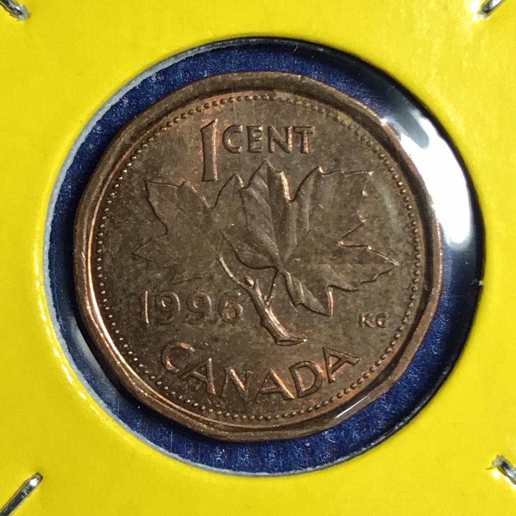 No.15171 ปี1996 แคนาดา 1 CENT เหรียญสะสม เหรียญต่างประเทศ เหรียญเก่า หายาก ราคาถูก
