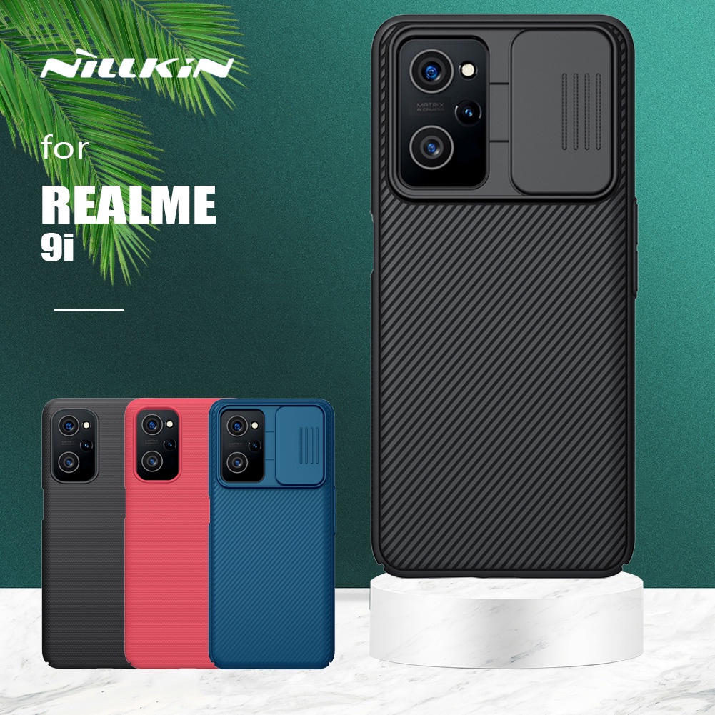 NILLKIN เคสโทรศัพท์มือถือ แบบแข็ง ป้องกันกล้อง แบบสไลด์ได้ สําหรับ Realme 9 Pro+ Plus Realme9Pro