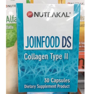 Nutrakal JoinFood DS Collagen Type II 30 แคปซูล Exp.2025 นูทราแคล คอลลาเจน ไทพ์ ทู ปวดข้อ ข้อเสื่อม