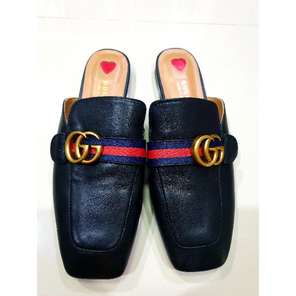 รองเท้า Gucci Leather slipper