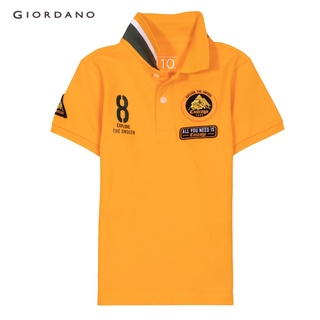 GIORDANO เสื้อโปโลเด็ก - Junior Cotton Lycra Polo 03011302