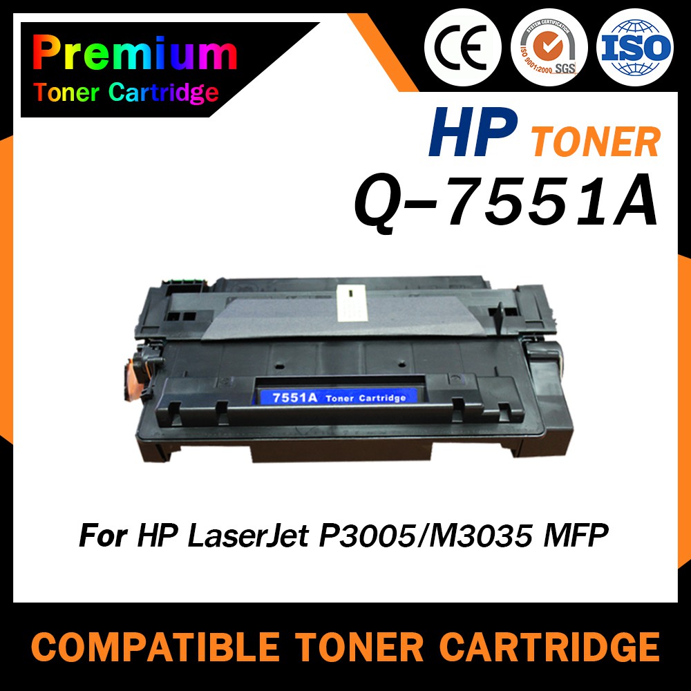 HOMEFG7551A/7551/Q7551A/Q7551/51A/HP 51A For HP LaserJet  P3005/M3027/M3035MFP ตลับหมึกเลเซอร์