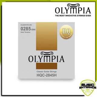 Olympia สายกีต้าร์คลาสสิค HQ Hard Silver Plated : 28-44