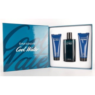 ของแท้!!! Davidoff Cool Water For Men EDT Gift set ของใหม่ มีป้ายไทย (พร้อมส่งค่ะ)