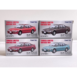 TOMYTEC TOMICA LIMITED HONDA INTEGRA 3-DOOR COUPE XSI LV-N197 LV-N193
