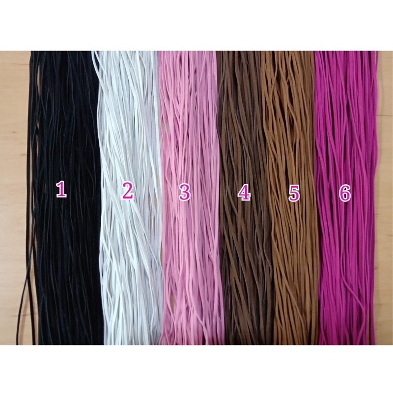 สายหนัง 3 มิล เส้น 1 เมตร 6 บาท