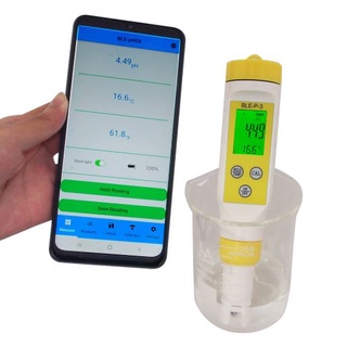 ปากกาวัดความเป็นกรดด่าง ระบบ Bluetooth 2 in 1 - pH, อุณหภูมิ (Bluetooth pH Tester 2 in 1 - pH, Temp)