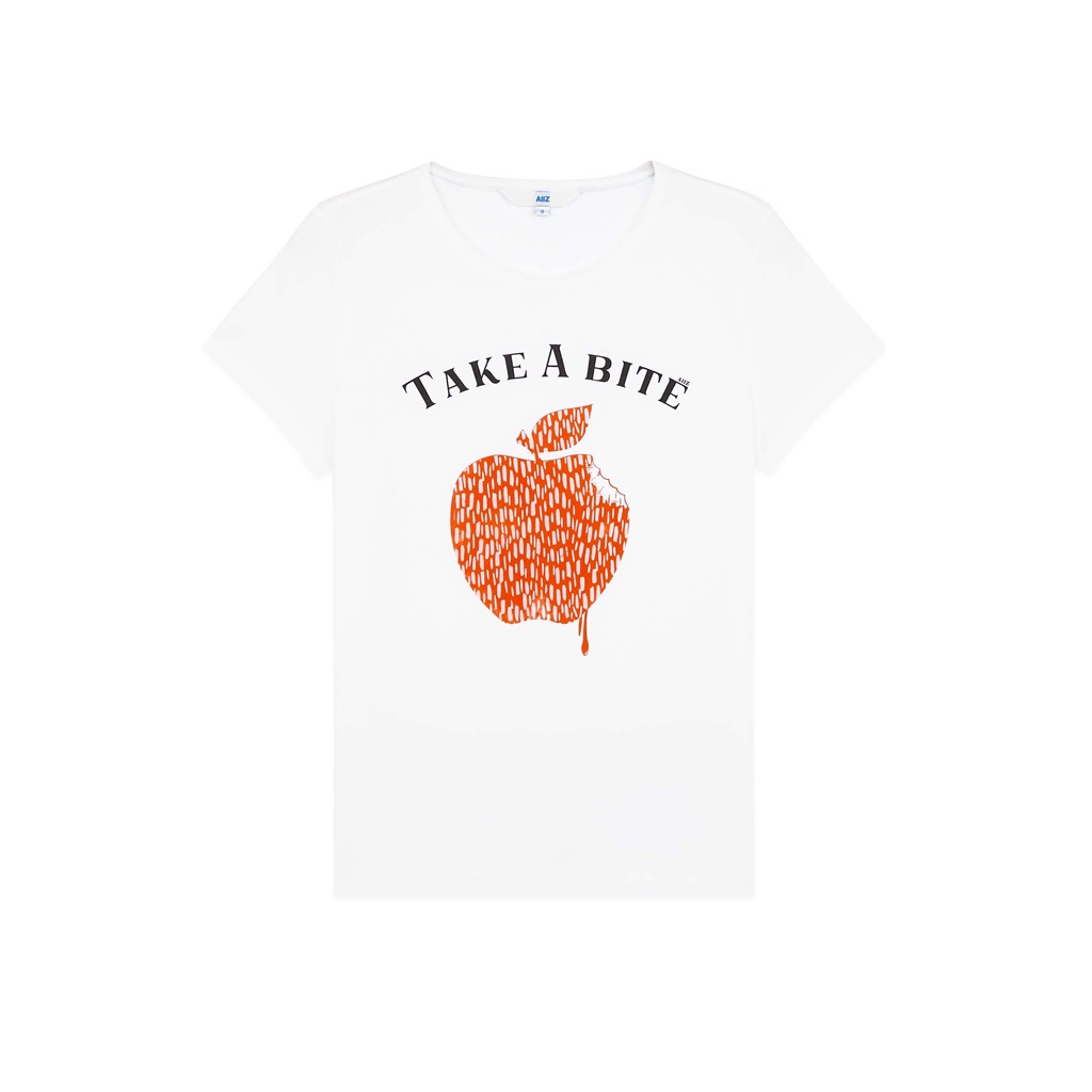 เสื้อยืดสีขาวAIIZ (เอ ทู แซด) - เสื้อยืดผู้หญิงลายกราฟฟิก Graphic T-Shirts