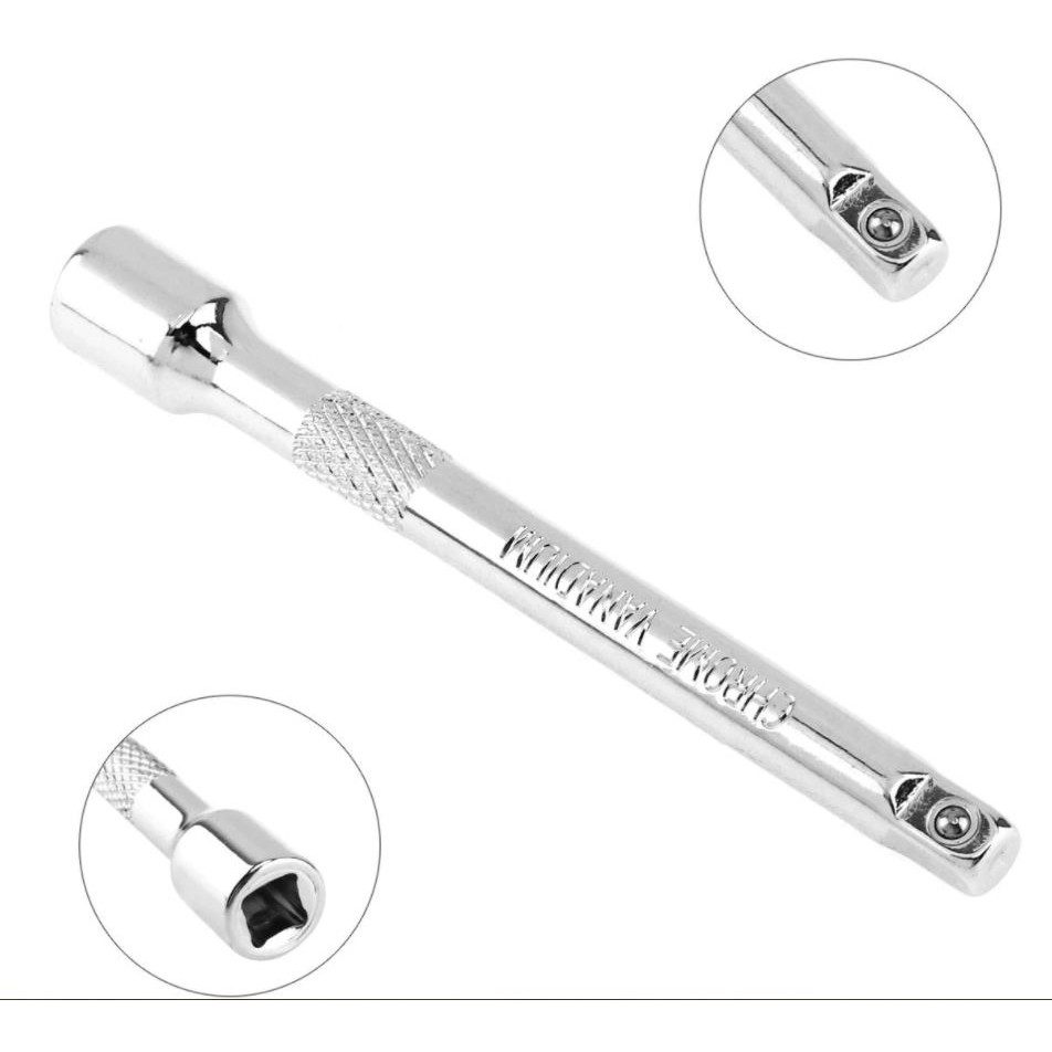 ข้อต่อบล็อก ข้ออ่อน ลูกบล็อค ข้องอ ข้อต่อลูกบล๊อค ข้อเพิ่ม ข้อลด ข้อต่อยาว โลหะ CR-V ขนาด 2หุน 3หุน 4หุน 1/4