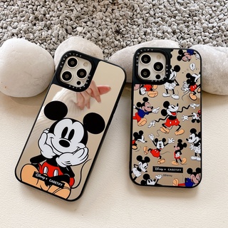 Casetify เคสโทรศัพท์มือถือ tpu กันกระแทก ลายมิกกี้เมาส์ พร้อมกระจกแต่งหน้า สําหรับ iPhone 13 Pro max 12 11 Pro max XR XR XS max 6 7 8 Plus SE2020 13 12 14 max 14Promax