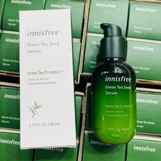 เซรั่มชาเขียว Innisfree Green Tea Seed Serum สูตรใหม่ Tri-Biotics สูตรใหม่ล่าสุด 2021 ของแท้