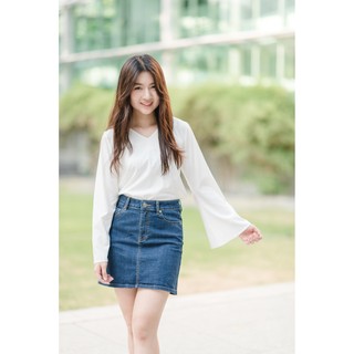 Waterproof Mina Jeans Skirt (กระโปรงยีนส์ กันน้ำได้)