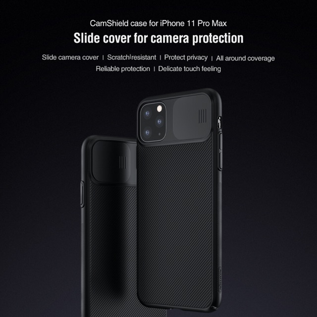 Nillkin เคสมือถือ Apple iPhone 11 Pro Max รุ่น CamShield Case Slice cover for camera protection