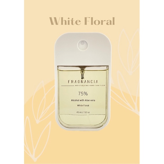 สเปรย์แอลกอฮอล์ 75% v/v and Food Grade กลิ่น White Floral