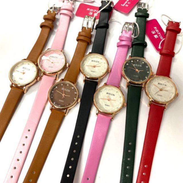 นาฬิกาแฟชั่น สีสันสดใสBolun