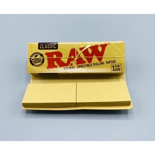 กระดาษม้วนพร้อมกรoง Raw classic connoisseur 1/4- กระดาษ50+กรoง50 แผ่น