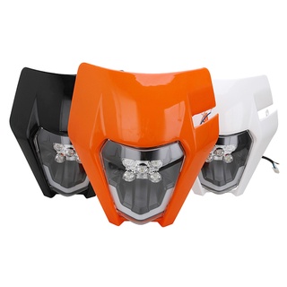 Motorcycle LED Headlight Headlamp Head Lamp Light Hand Handle bar Guards For KTM SX SXF EXCF XC XCF XCW 150 250 300 350