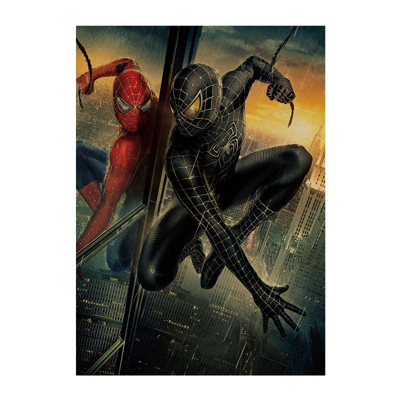 โปสเตอร์ Spider Man / Marvel Sci Fi สไตล์ย้อนยุคสําหรับตกแต่ง