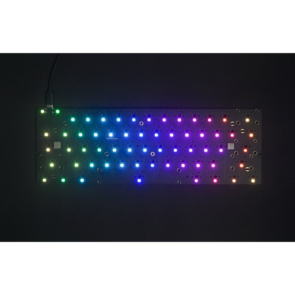 แผงวงจรคีย์บอร์ด DZ60 PCB RGB ANSI V2 Hot swappable ไฟ RGB คีย์บอร์ด 60% Custom Keyboard สำหรับ Mech