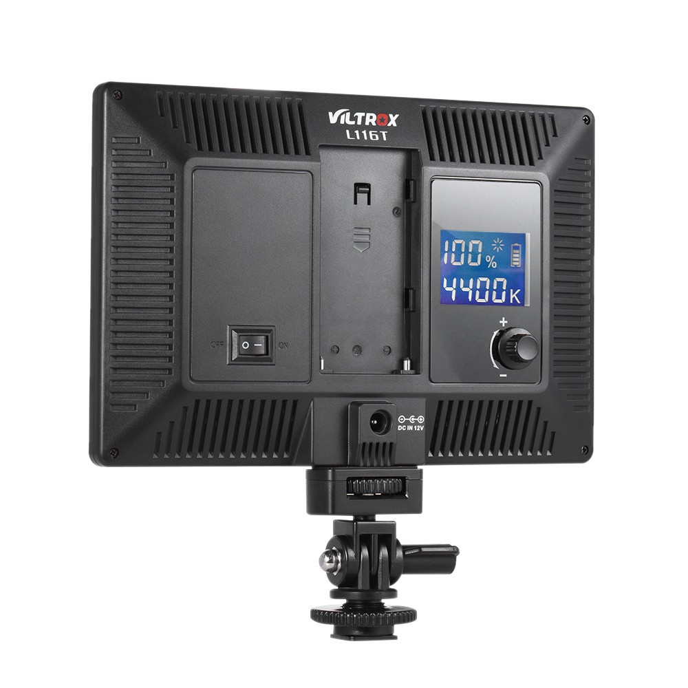 Andoer Viltrox L116T Professional ultra-sottile LED Luce Video la fotografia. 