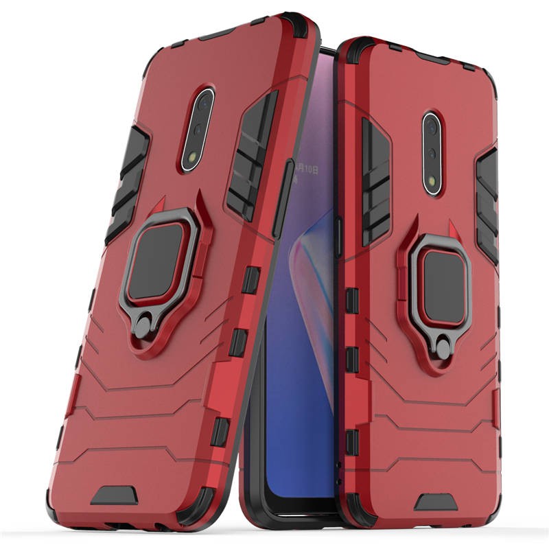 เคส OPPO K3 ฮาร์ดเคสกันกระแทกเคสโทรศัพท์ Hybrid Armor Shockproof Ring Case OPPO K 3 OPPOK3 Cover Sta