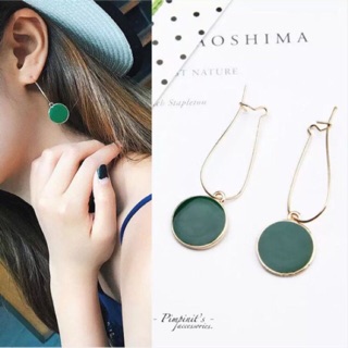 📬 พร้อมส่ง : ต่างหูสไตล์เกาหลีวงกลม | Simple Circle Korean Stud Earring.