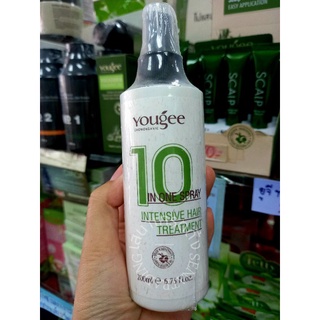 Yougee10 in one spray intensive hair treatment ยูจี 10 อิน 1 สเปรย์ อินเทนซิฟ แฮร์ทรีทเม้นท์ แบบไม่ต้องล้างออก 200 มล.