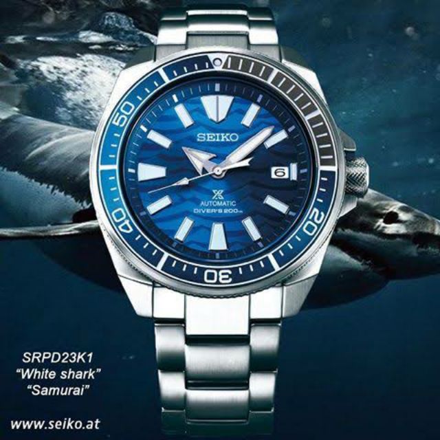 มาแล้วว!! นาฬิกาข้อมือ Seiko Prospex”Save The Ocean” special Edition Automatic Diver’s 200m. รุ่น SRPD23K1