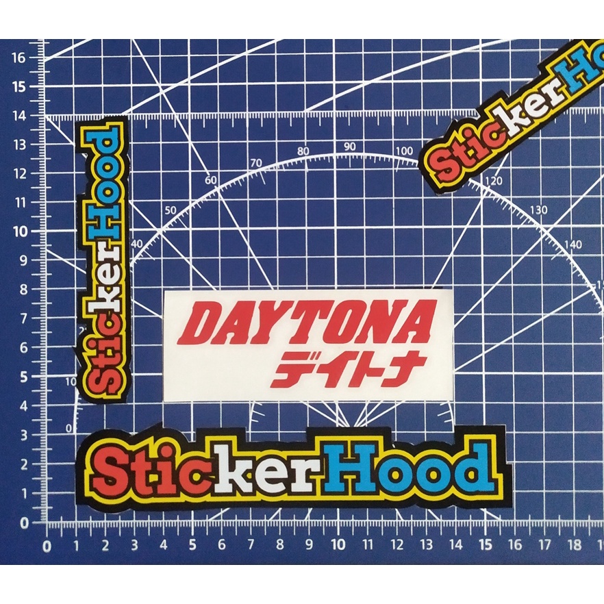 市場 21463 ステッカー OUTDOOR 140X35ヌキ WH DAYTONA デイトナ elpajaro.it