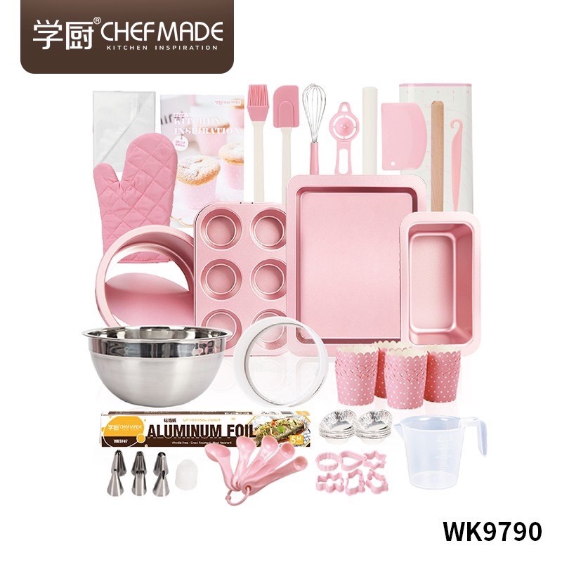 CHEFMADE อุปกรณ์เบเกอรี่ อบขนม 25 ชิ้น Chefmade basic home baking set 25pcs WK9790