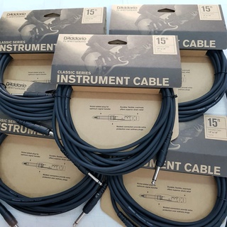  สายแจ๊คกีตาร์ DAddario Classic Series Instrument Cable (สายสัญญาณ)