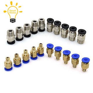 ◦★◦PC4-M10 Straight Pneumatic Fitting Push to Connect + PC4-M6 Quick in Fitting for 3D Printer Bow