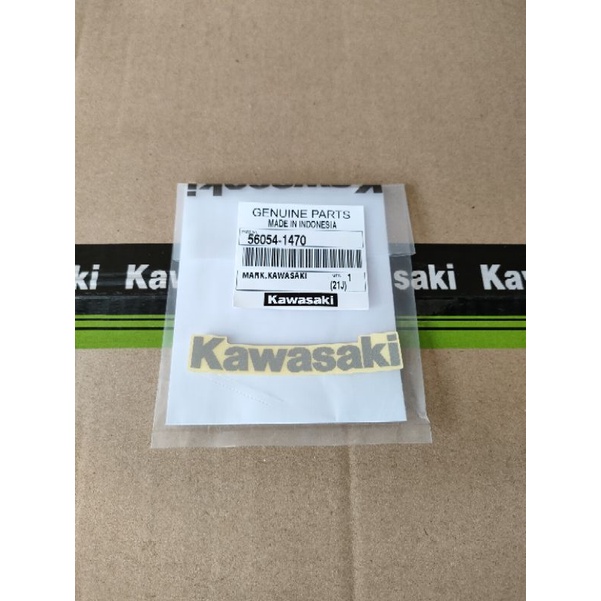 สติ๊กเกอร์ LABEL KAWASAKI VISOR WINDSHIELD NINJA 150 R SS RR ใหม่ OLD ORI KAWASAKI