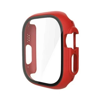 เคสสําหรับแอปเปิ้ลวอทช์ Ultra 49mm เคสกันกระแทก กันรอยขีดข่วน พร้อมฟิล์มกระจกนิรภัย สําหรับ Watch Ultra Case 49 มม