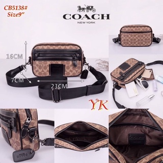 🔥กระเป๋าสะพาย งานCoach แท้💯%ขนาด9นิ้ว✅รุ่นขายดีประจำร้านมีหลายสีให้เลือกสุดเท่
