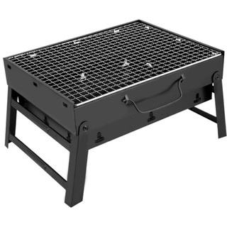 เตาBBQ เตาปิ้งย่าง เตาปิ้งย่างพกพา เตาบาร์บีคิว ( มีตะแกรงรองถ่านด้านล่าง ) Portable Grill Charcoal BBQ Barbecue