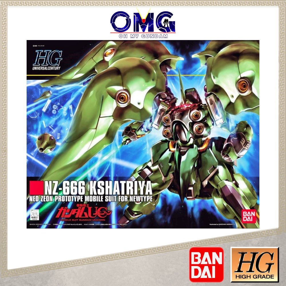 Bandai HGUC NZ-666 Kshatriya Gundam 58263 HG NZ666 Kshatriya  NZ 666 Kshatriya Universal Century NZ6