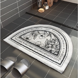 พร้อมส่ง พรมเช็ดเท้า พรมครึ่งวงกลม พรมห้องน้ำ ฺBathroom Mats