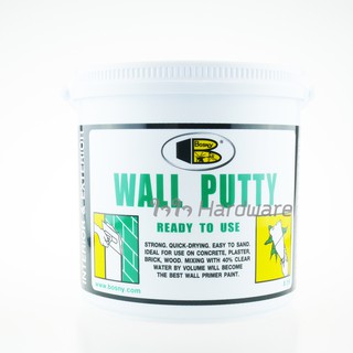 Bosny Wall Putty โป๊วกำแพง สีขาว 5 kg. บอสนี่ วอลล์พัตตี้ อุดรูรั่ว กำแพง ผนัง A73-03