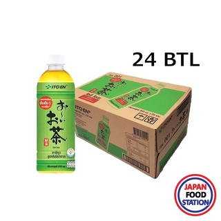 【ซื้อ 600 ลด 50฿ CODE :MA650】ITOEN OI OCHA NO SUGAR GREEN TEA 500ML (13867) ชาเขียวสูตรไม่มีน้ำตาล ยกลัง 24 ขวด