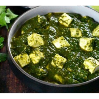 แกงชีสกับผักโขม Palak paneer ฮาลาล สายสุขภาพควรจัด อร่อยสุดยอด 500 กรัม ส่งฟรี