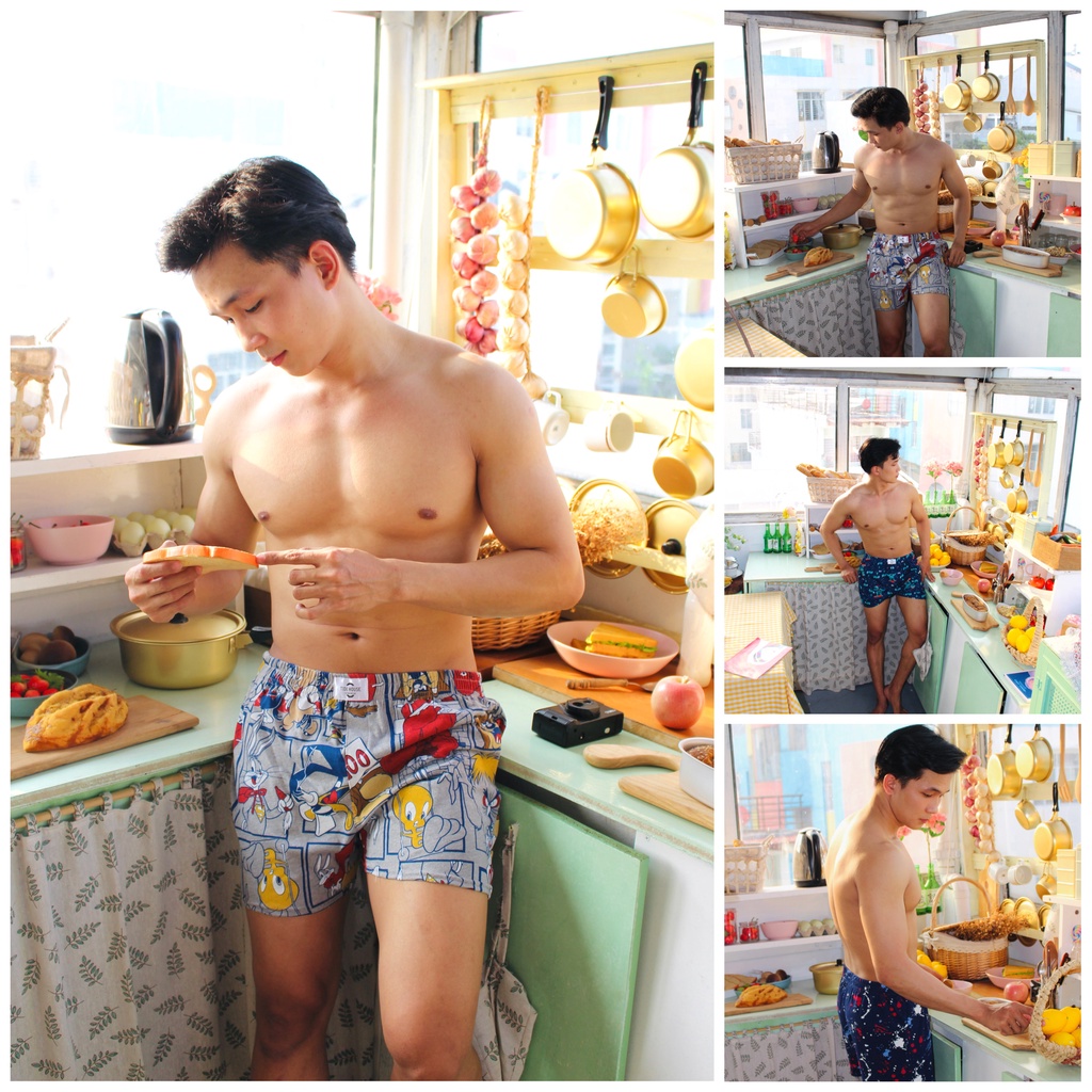 SYNTHESIS OF COMBOS TIDI HOUSE กางเกงขาสั้นผู้ชาย